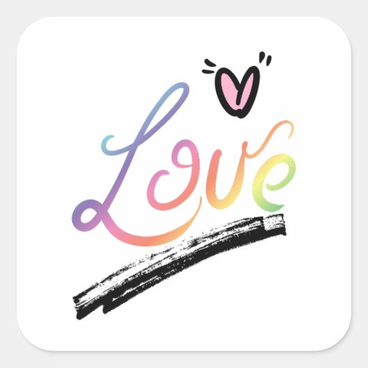 Love sticker (Voorkant)