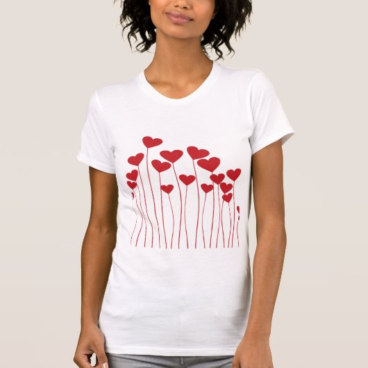"Love Sticker Vibes" vrouwen T-shirt (Voorkant)