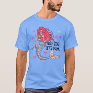 Love Stink Laten we Drinken Funny T-shirt