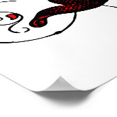 Love Stinks Anti-Valentijnsdag Gezegde Poster (Hoek)