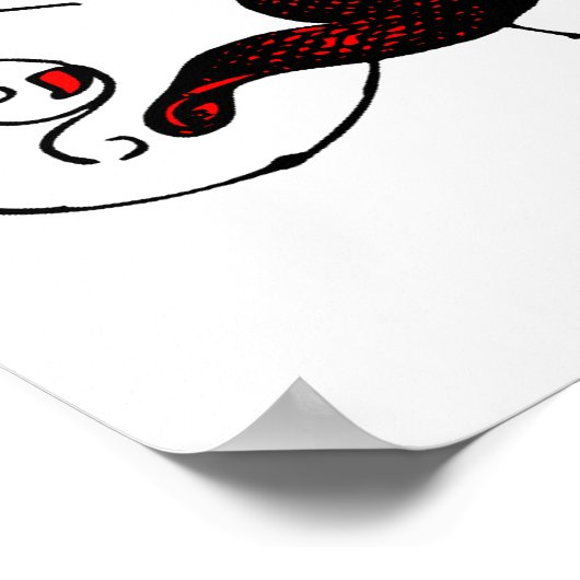 Love Stinks Anti-Valentijnsdag Gezegde Poster (Hoek)