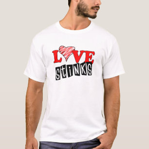 Love Stinks Anti-Valentijnse  T-shirts