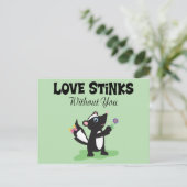 Love Stinks Briefkaart (Staand voorkant)