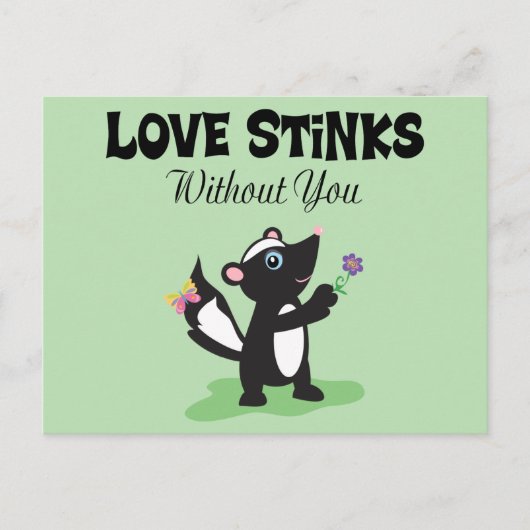 Love Stinks Briefkaart (Voorkant)