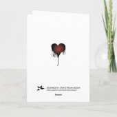 Love Stinks laat Drink tegen valentine Feestdagen Kaart (Achterkant)