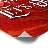 Love Stinks Lets Drink Poster (Hoek)