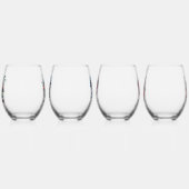 Love Stinks Let's Drink Wine Stemless Glass Wijnglas Zonder Voet (Rechts)