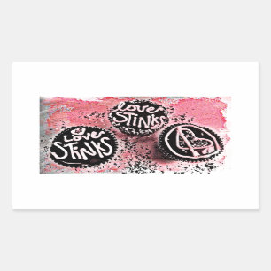 Love Stinks Rechthoekige Sticker
