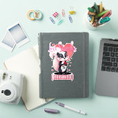 Love Stinks (Sometimes) Cute Skunk Sticker (iPad Cover)