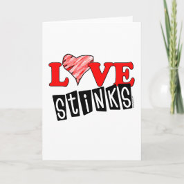 Love Stinks Wenskaarten Feestdagen Kaart