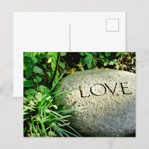 "Love Stone" Briefkaart
