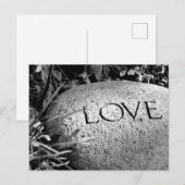 "Love Stone" Briefkaart (Voorkant / Achterkant)