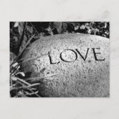 "Love Stone" Briefkaart (Voorkant)