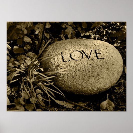 "Love Stone" Poster (Voorkant)