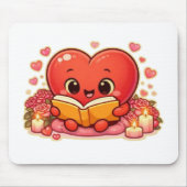 Love Stories Begin Within the Heart Muismat (Voorkant)