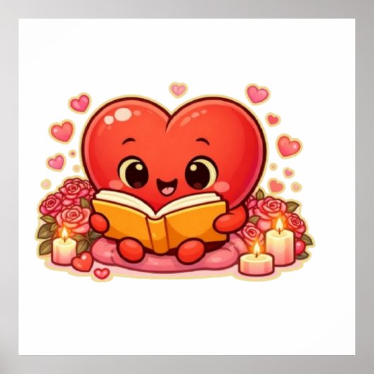 Love Stories Begin Within the Heart Poster (Voorkant)