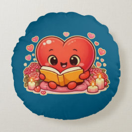 Love Stories Begin Within the Heart Rond Kussen