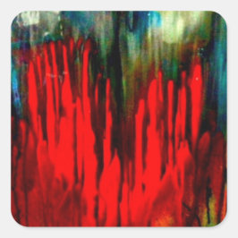 Love Storm Collectie beroemd gemaakt door HAS Jewe Vierkante Sticker