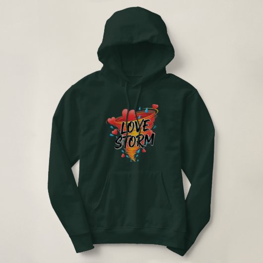 Love Storm Tornado – Wervelwind van Harten & Passi Hoodie (Design voorkant)