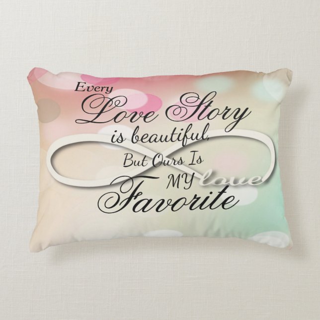 Love Story Accent Kussen (Voorkant)
