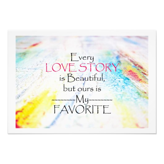 Love Story Art Print Foto Afdruk (Voorkant)