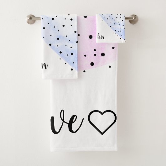 Love Story Bad Handdoek (Insitu)