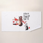 Love Story Bath Towel Badhanddoek (Badhanddoek)