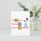 Love Story - Chemie Style Briefkaart (Staand voorkant)