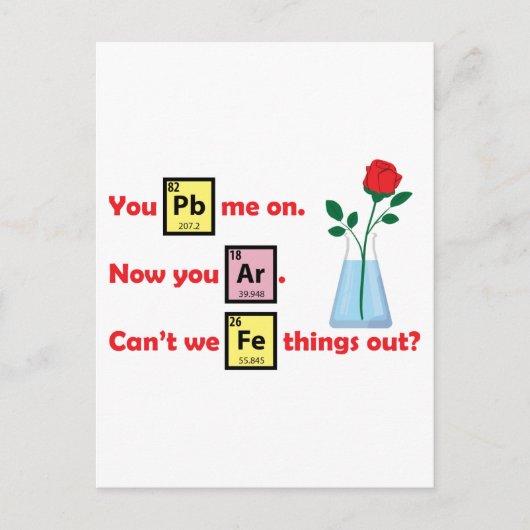Love Story - Chemie Style Briefkaart (Voorkant)
