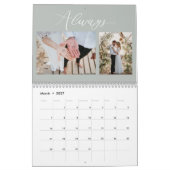 Love Story EDITABLE KLOR Custom Photo Calendar Kalender (Mar 2027)