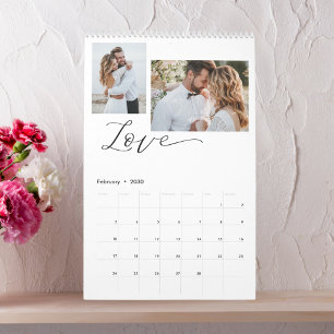 Love Story EDITABLE KLOR Custom Photo Calendar Kalender