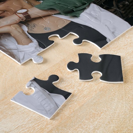 Love Story Fotocollage Puzzel | Gepersonaliseerd Legpuzzel (Zijkant)
