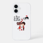 Love Story iPhone16 Case iPhone 16 Hoesje (Achterkant)