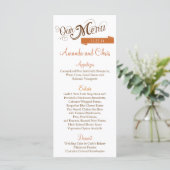Love Story Menu Card (Staand voorkant)