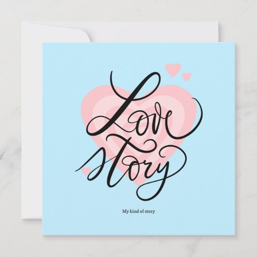 Love Story – Mijn Soort Verhaal Kaart (Voorkant)