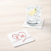 Love Story Papieren Onderzetter (Insitu)