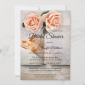 Love Story Romance Boek Bruidsdouche Uitnodiging (Voorkant)