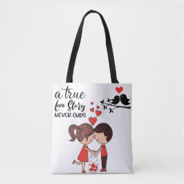 Love Story Tote Bag