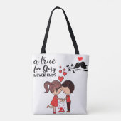 Love Story Tote Bag (Achterkant)