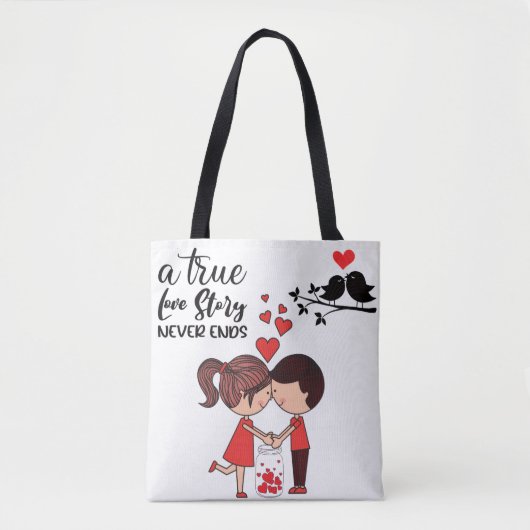 Love Story Tote Tote Bag (Voorkant)