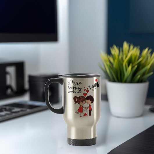 Love Story Travel Mug Reisbeker
