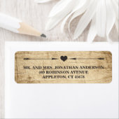 Love Story Typografie  Schuur Wood Label (Insitu)