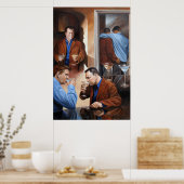 Love Story van Kenney Mencher Poster (Keuken)