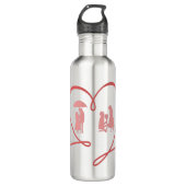 Love Story Water Bottle Waterfles (Voorkant)