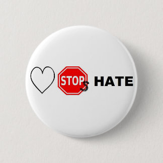 Love Stots haat Ronde Button 5,7 Cm