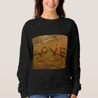 LOVE strand zonsondergang zonsondergangen T-shirt