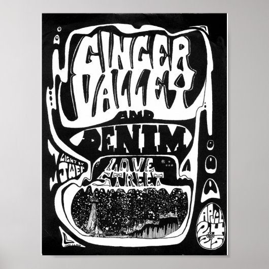 Love Street Light Circus flyer LoveApr24&25' Poster (Voorkant)