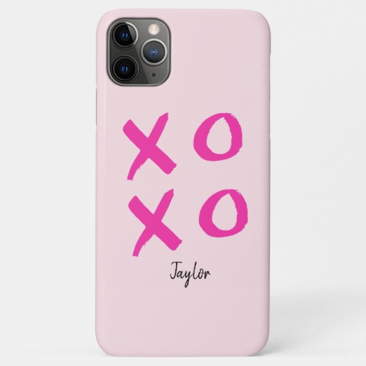 "Love Strokes" gepersonaliseerde Valentijnsdag tel Case-Mate iPhone Case (Achterkant)
