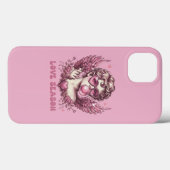 Love-Struck Cupido met Roze Bril en Bubble Gum Case-Mate iPhone Case (Achterkant (horizontaal))