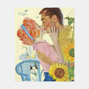 Love-Struck Fleece Deken